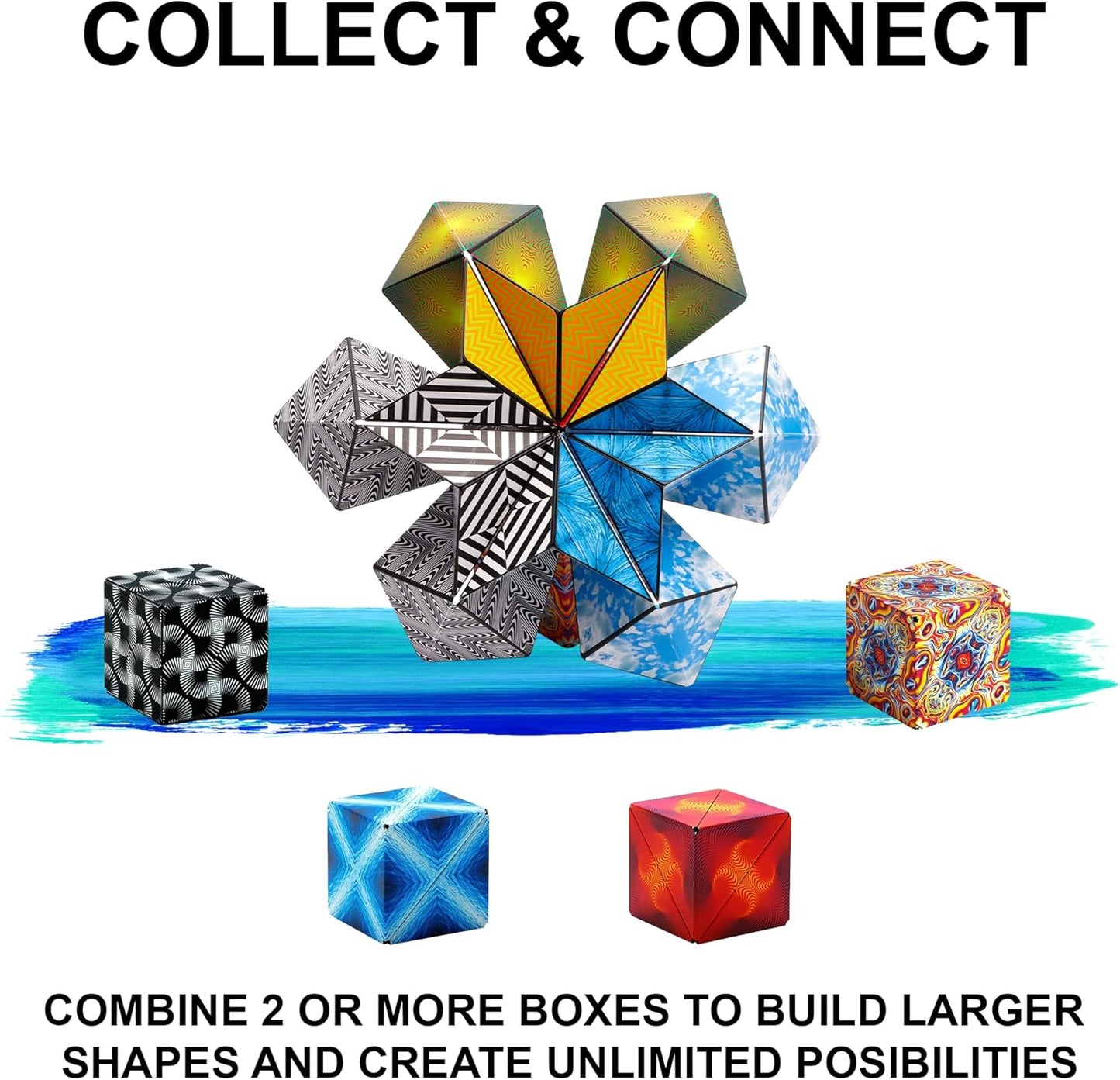 SHASHIBO Shape Changing Box - Award Winning, Patented Fidget Cube