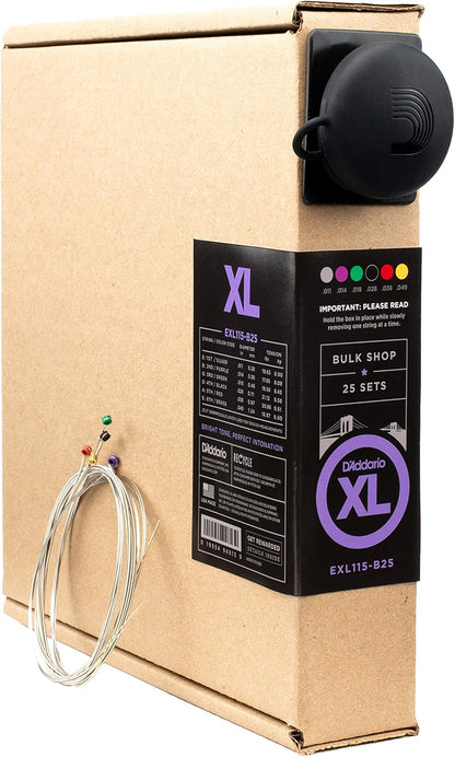 D'Addario Guitar Strings - XL Nickel Electric Guitar Strings - EXL110-3D