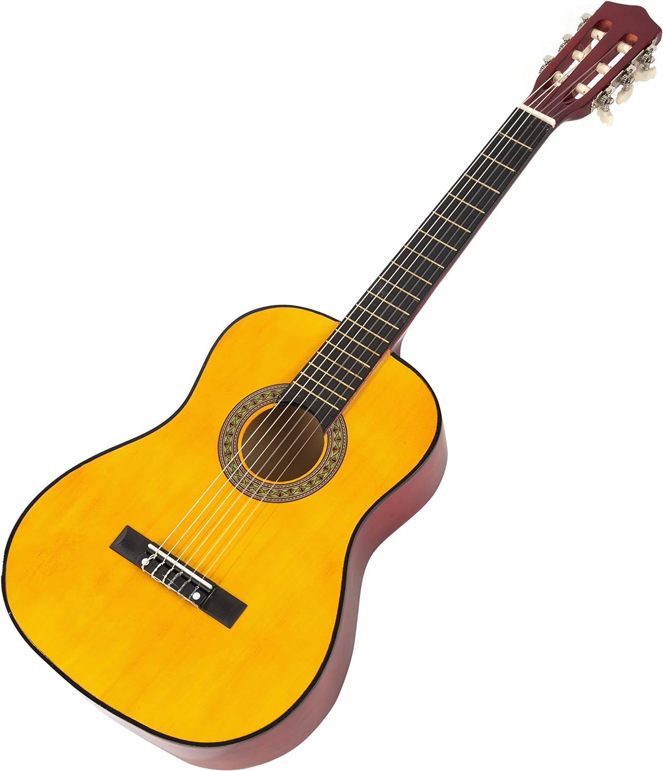 RockJam Music Alley Junior MA34-N Acoustic Guitar, Natural, 34''