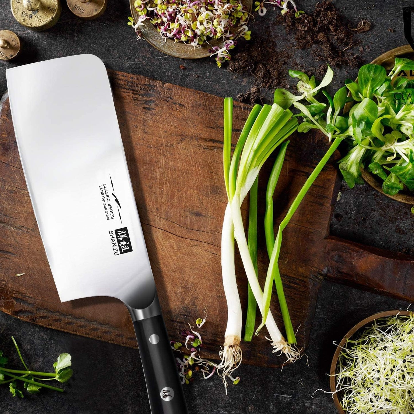 SHAN ZU Santoku Knife 18cm