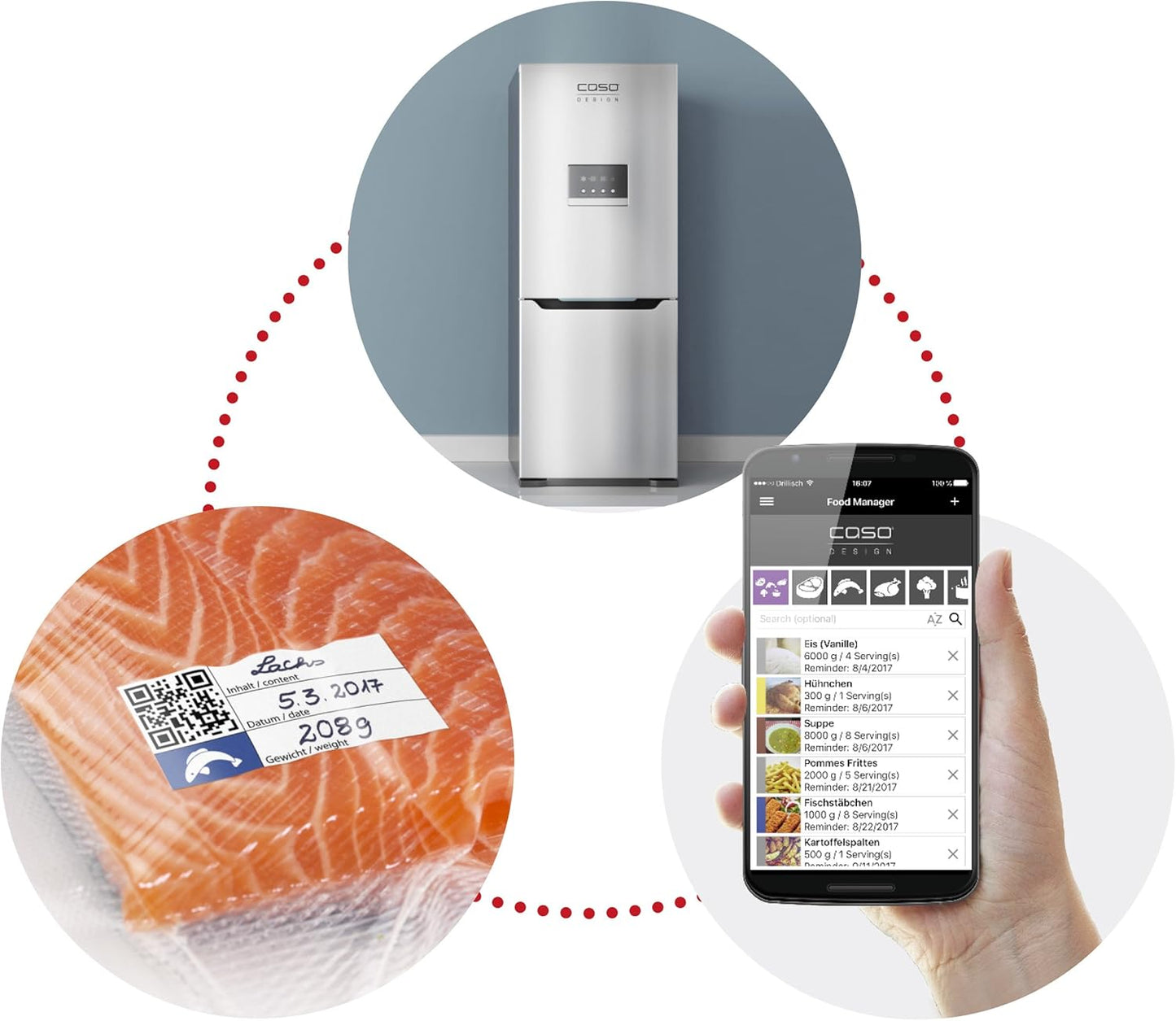 CASO Professional Foil Bags 20 x 30 cm/50 Bags