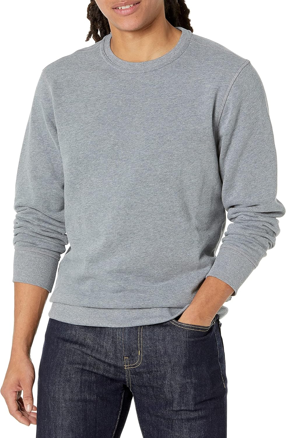 Amazon Essentials men’s crewneck fleece sweatshirt