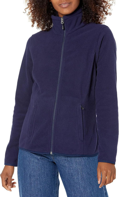 Amazon Essentials women’s classic-fit full-zip polar soft fleece jacket