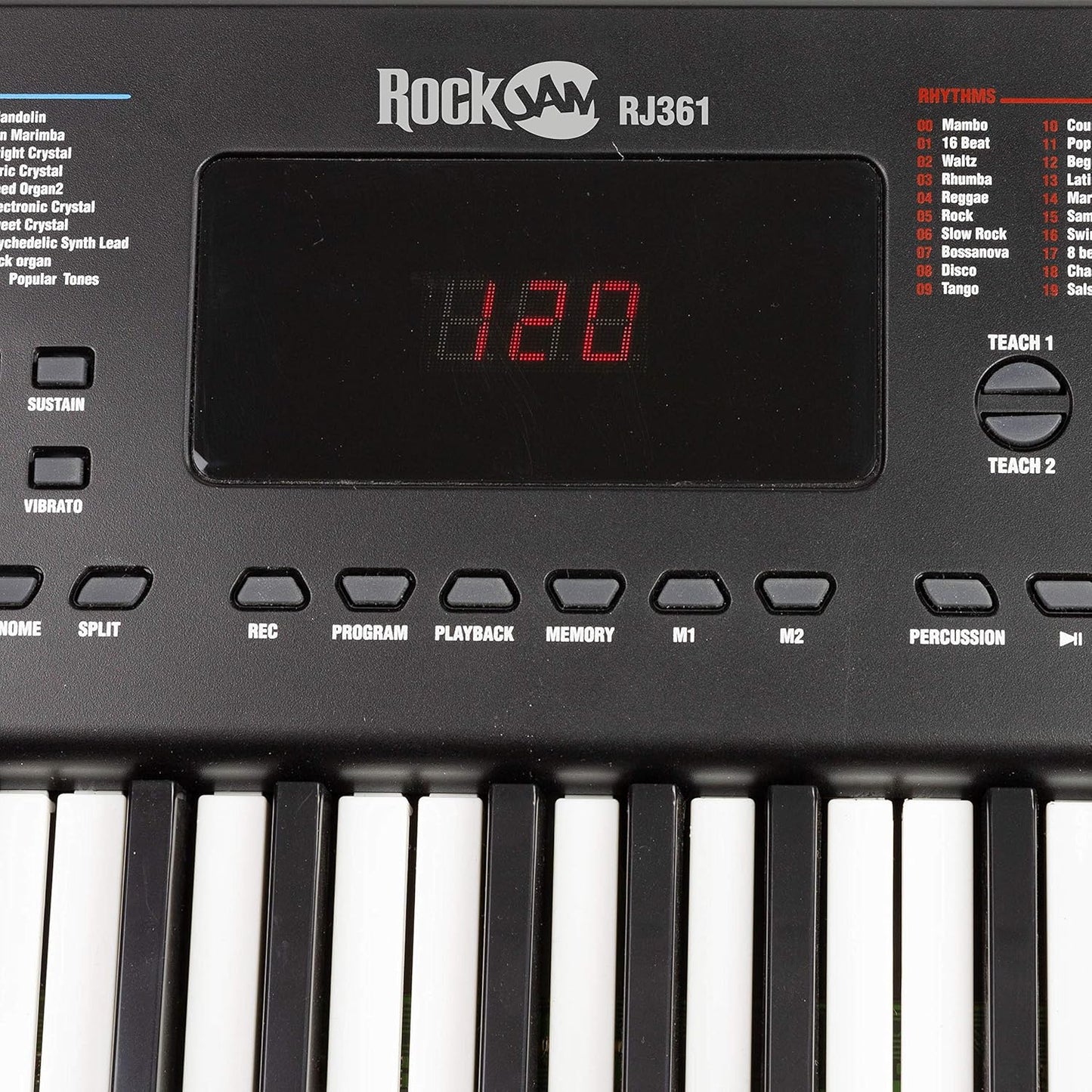 RockJam RJ361 61-Key Keyboard Piano with Sheet Music