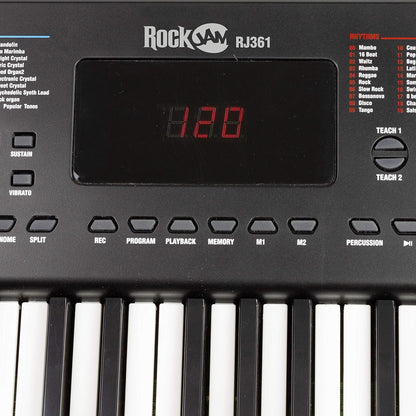 RockJam RJ361 61-Key Keyboard Piano with Sheet Music