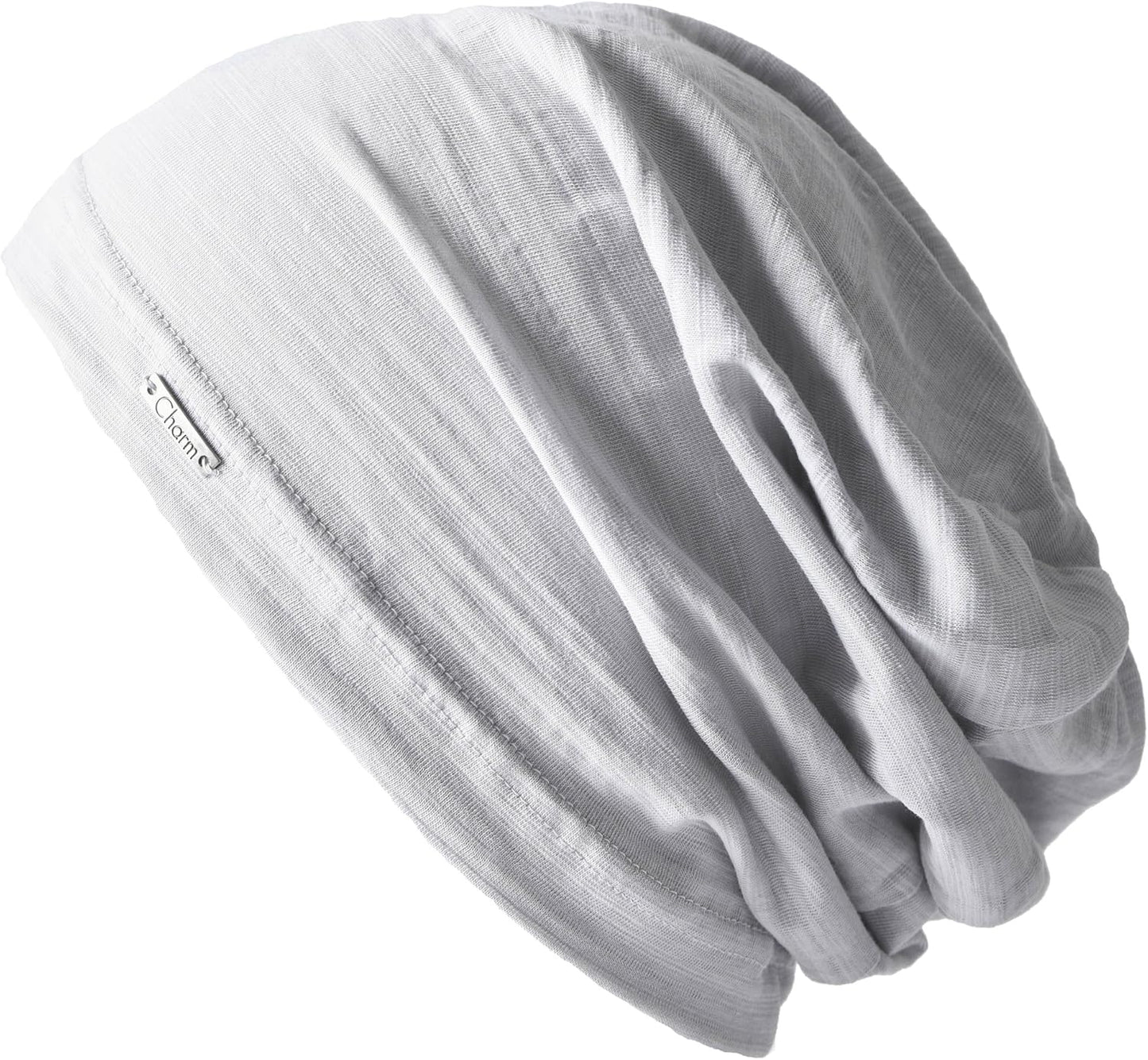 CHARM unisex beanie, 100% cotton summer hat, thin, lightweight, sweat-absorbent