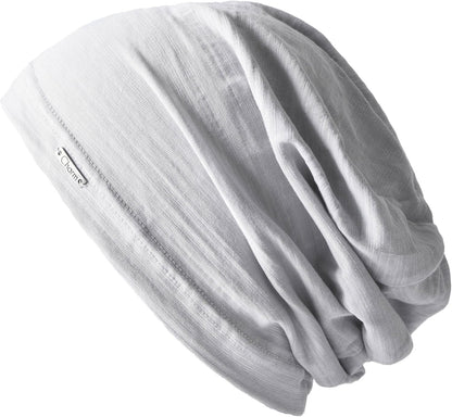 CHARM unisex beanie, 100% cotton summer hat, thin, lightweight, sweat-absorbent