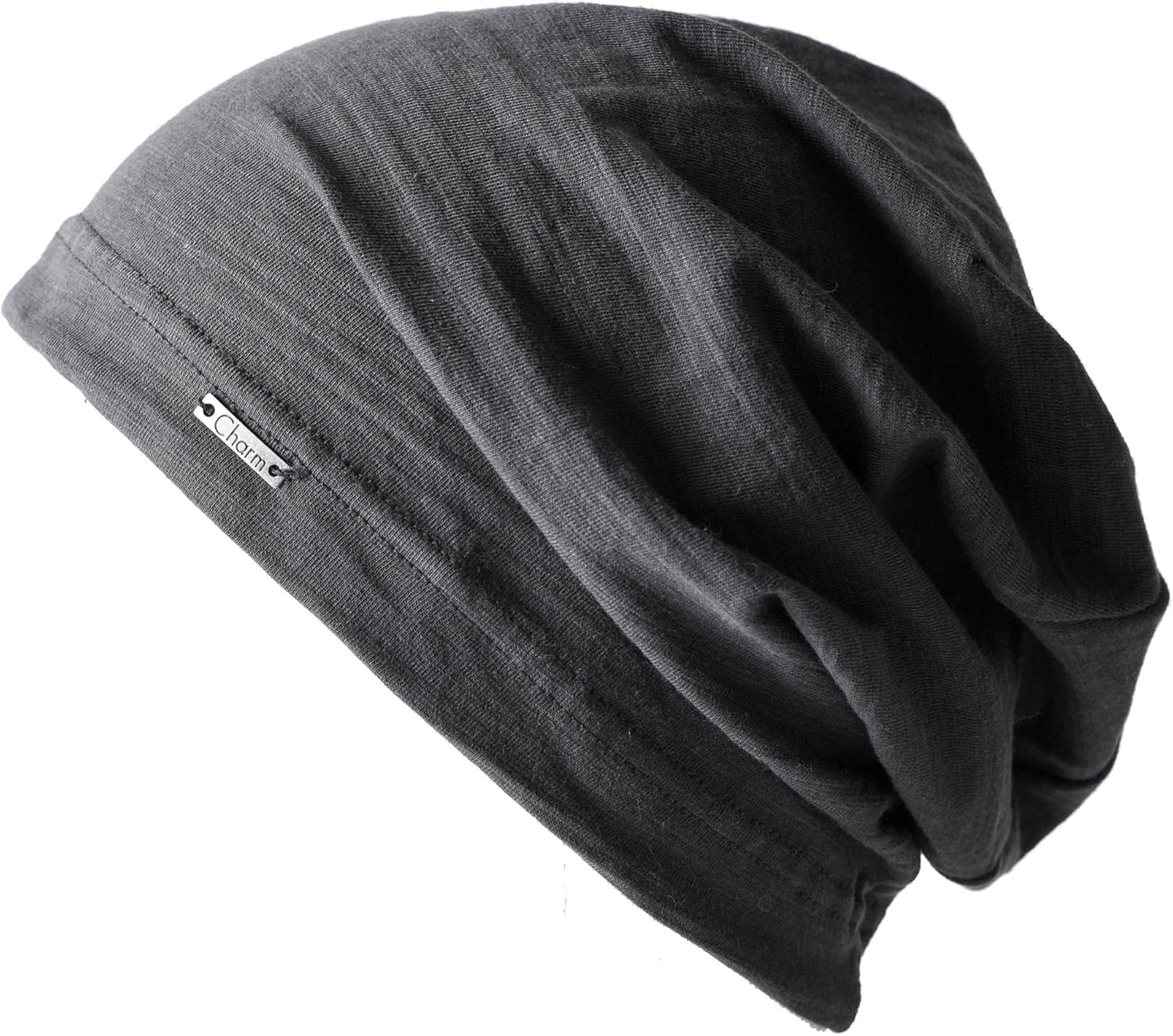CHARM unisex beanie, 100% cotton summer hat, thin, lightweight, sweat-absorbent
