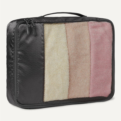 Amazon basics large clothing bags, all grey, M, Pack of 4 x M