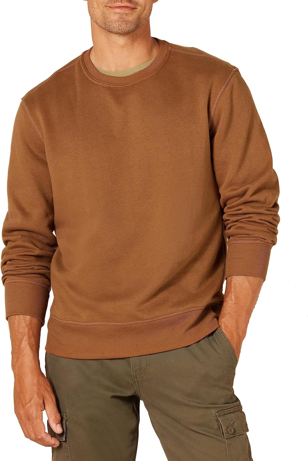 Amazon Essentials men’s crewneck fleece sweatshirt