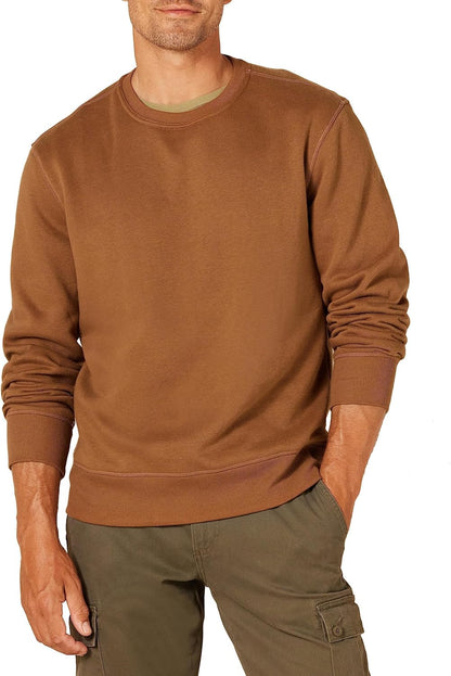 Amazon Essentials men’s crewneck fleece sweatshirt
