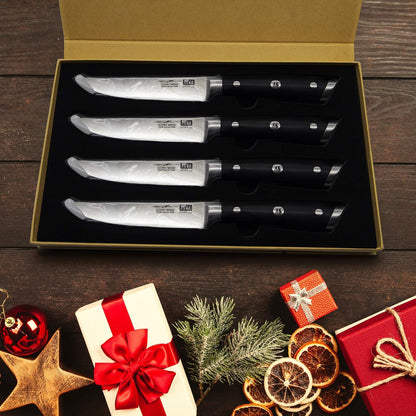 SHAN ZU Kitchen Knives 3 pieces (200mm, 153mm, 95mm)