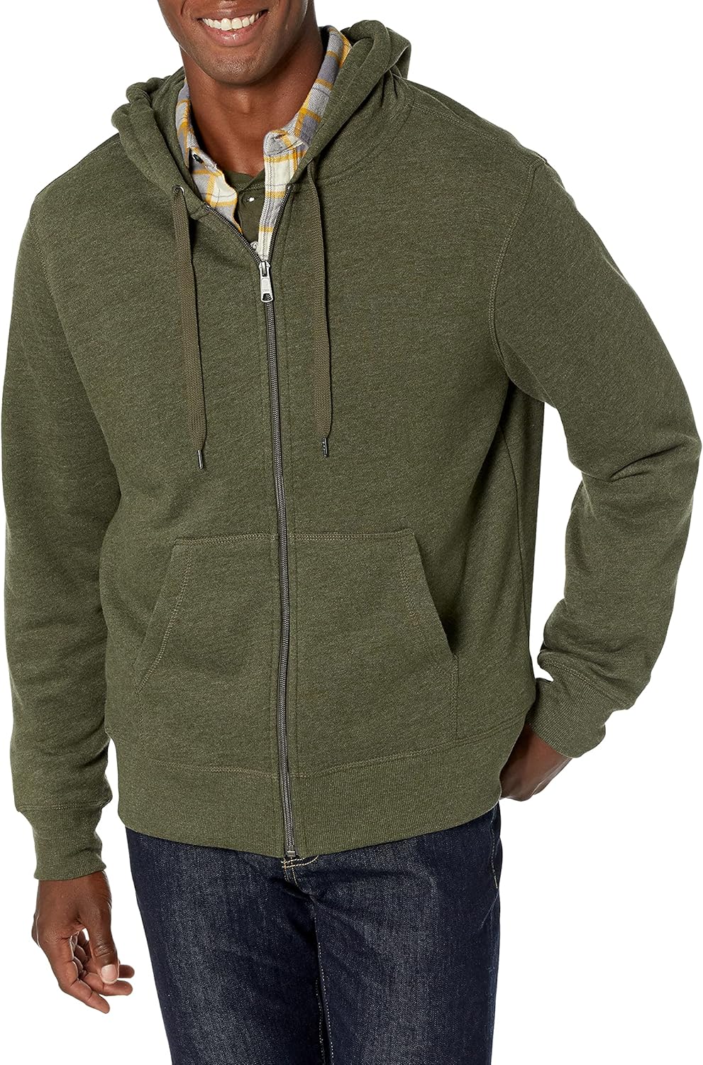 Amazon Essentials men’s full-zip fleece jacket