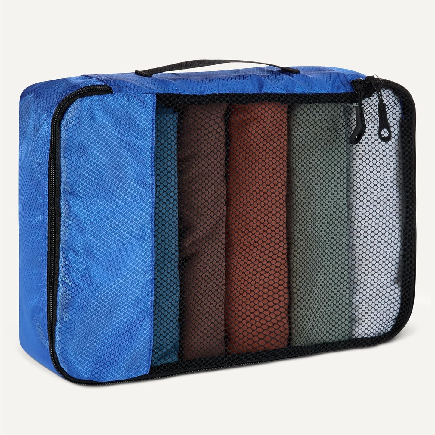 Amazon basics large clothing bags, all grey, M, Pack of 4 x M