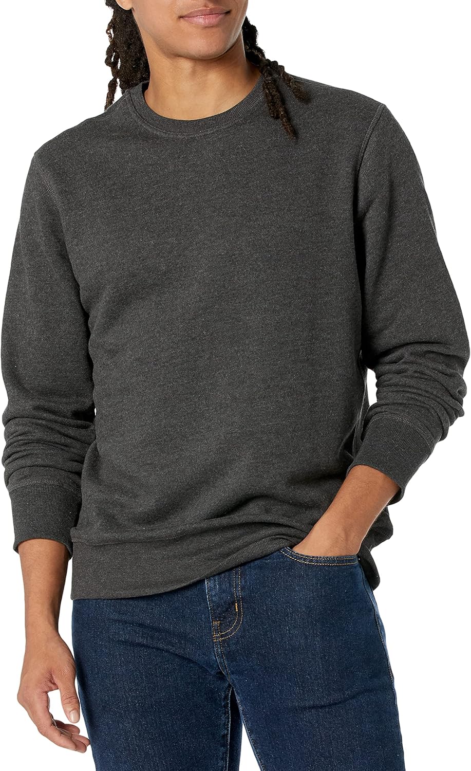 Amazon Essentials men’s crewneck fleece sweatshirt