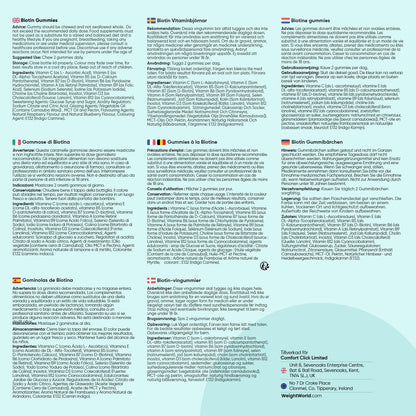 Biotin Gummy Bears - Vitamin C & E