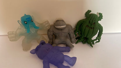 Diverse mini-toys and figures