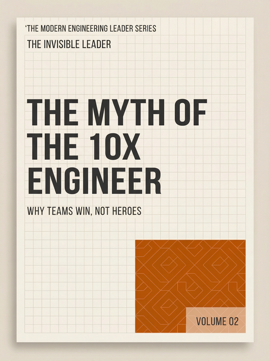 The Myth of the 10x Engineer: Why Teams Win, Not Heroes (The Modern Engineering Leader, Book 2)