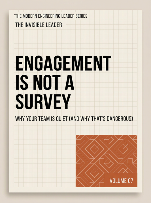 Engagement Is Not a Survey: Why Motivation Can’t Be Measured Into Existence (The Modern Engineering Leader, Book 7)