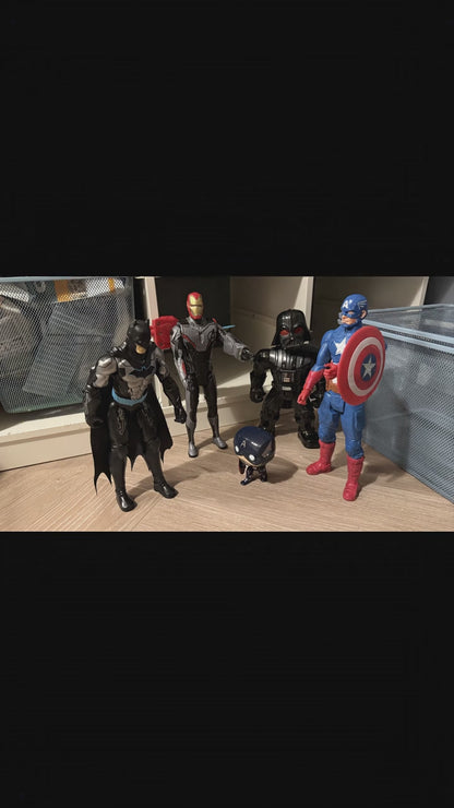 Superhero action figures